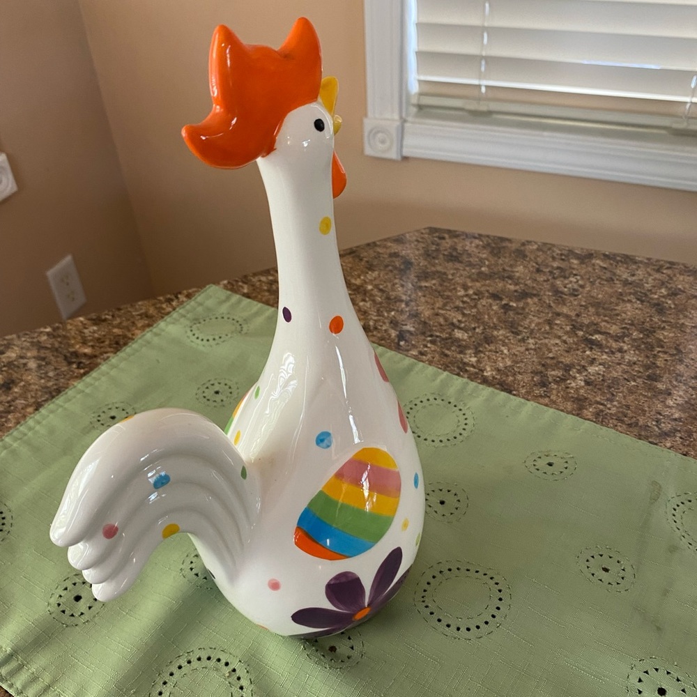 Ceramic chicken/rooster - Picture 5 of 12